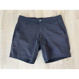 LULULEMON Blue Commission Chino Shorts 7" Inseam Size 32